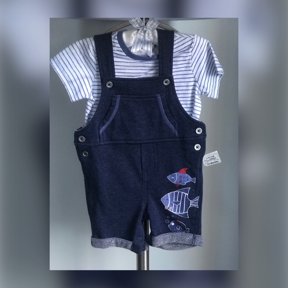 💥SOLD💥First Impressions Shorts Overall 2-Piece